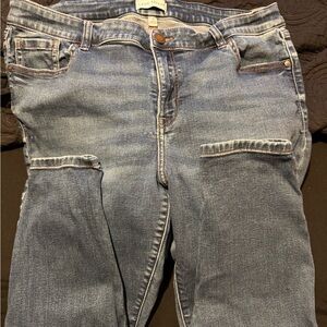 Lane Bryant Women's Classic Blue Straight Leg Jeans